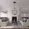 Ekena Millwork Neuveau Ceiling Medallion (Fits Canopies up to 6 3/8"), 24 1/4"OD x 2"P, Root Beer Crackle CM24NARBC - alternate 3